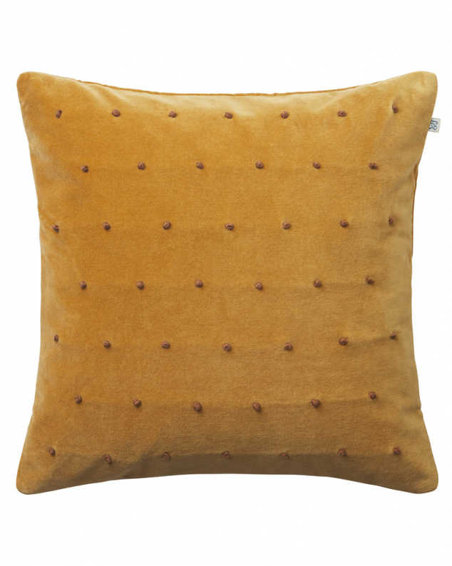 Roma - Masala Yellow/Cognac in the group Cushions / Velvet Cushion Covers at Chhatwal & Jonsson (ZCC030133-20V)