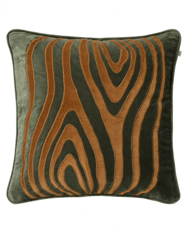 Mita - Forest Green/Cognac in the group Cushions / Style / Decorative Pillows at Chhatwal & Jonsson (ZCC050173-18V)