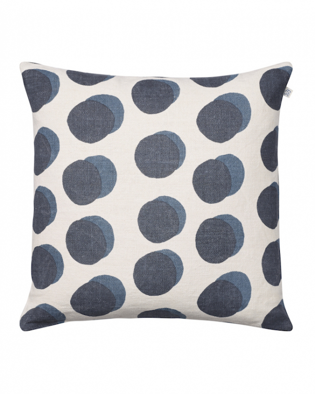 Ashima - Off White/Blue/Palace Blue in the group Cushions / Linen Cushion Covers at Chhatwal & Jonsson (ZCC130144-13)