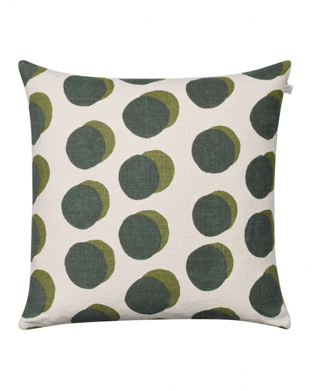 Ashima - Off White/Green/Cactus Green in the group Cushions / Linen Cushion Covers at Chhatwal & Jonsson (ZCC130170-13)