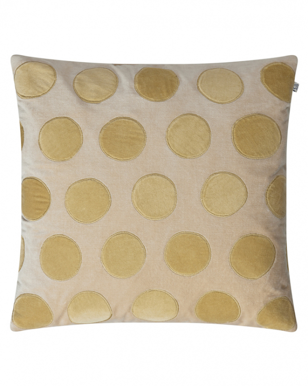 Circle - Beige/Spicy Yellow in the group Cushions / Embroidered Cushion Covers at Chhatwal & Jonsson (ZCC150134-15V)