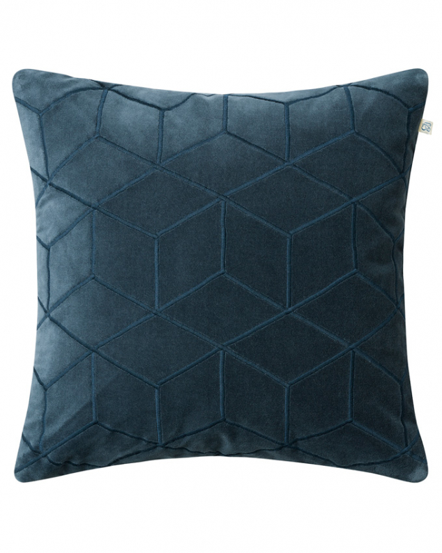 Vir - Sea Blue in the group Cushions / Embroidered Cushion Covers at Chhatwal & Jonsson (ZCC170141-18V)