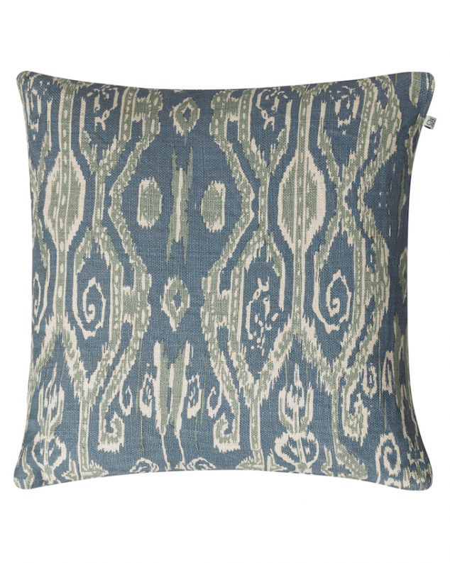 Ikat Madras - Heaven Blue/Aqua/Lt. Beige in the group Cushions / Style / Decorative Pillows at Chhatwal & Jonsson (ZCC180150-15B)