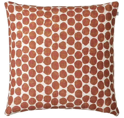 Dot Ari - Off White/Orange in the group Cushions / Linen Cushion Covers at Chhatwal & Jonsson (ZCC200161-11)