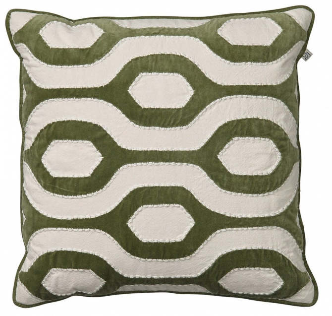 Varanasi - Cactus Green in the group Cushions / Velvet Cushion Covers at Chhatwal & Jonsson (ZCC260172-9V)