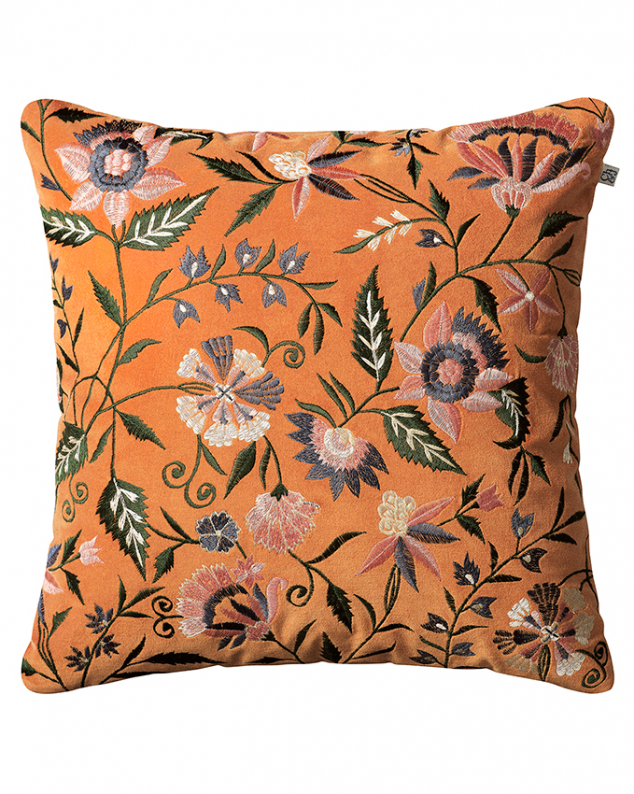 Suri - Orange Multi in the group Cushions / Embroidered Cushion Covers at Chhatwal & Jonsson (ZCC270160-16V)