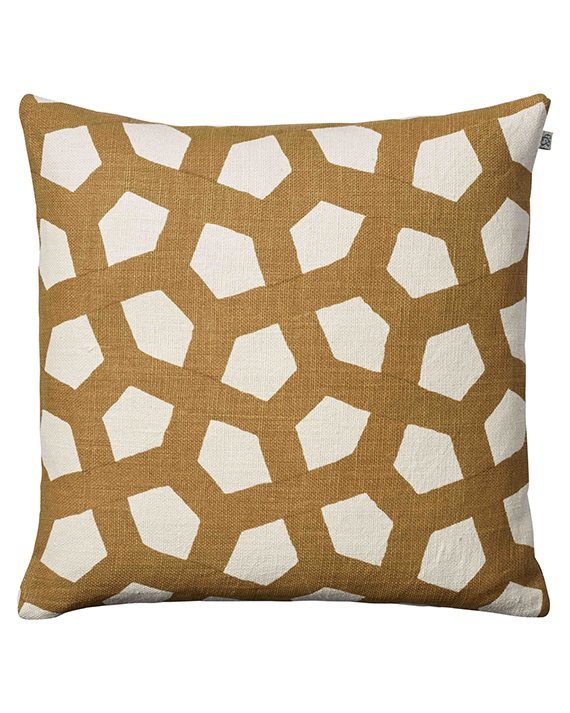 Meera - Off White/Masala Yellow in the group Cushions / Style / Decorative Pillows at Chhatwal & Jonsson (ZCC280133-12)