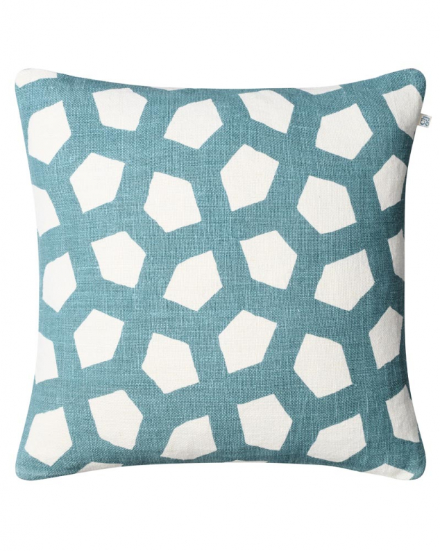 Meera - Off White/Heaven Blue in the group Cushions / Linen Cushion Covers at Chhatwal & Jonsson (ZCC280150-19)