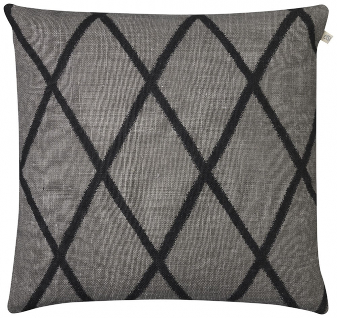 Ikat Orissa - Grey/Black in the group Cushions / Style / Decorative Pillows at Chhatwal & Jonsson (ZCC340113-3)