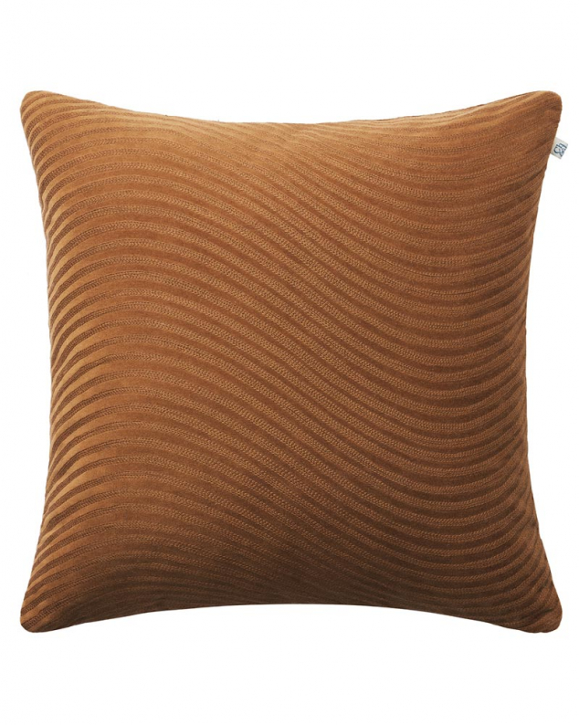 Kunal - Cognac in the group Cushions / Velvet Cushion Covers at Chhatwal & Jonsson (ZCC360182-20V)