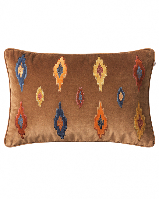 Dipu - Cognac Multi in the group Cushions / Embroidered Cushion Covers at Chhatwal & Jonsson (ZCC380282-16V)