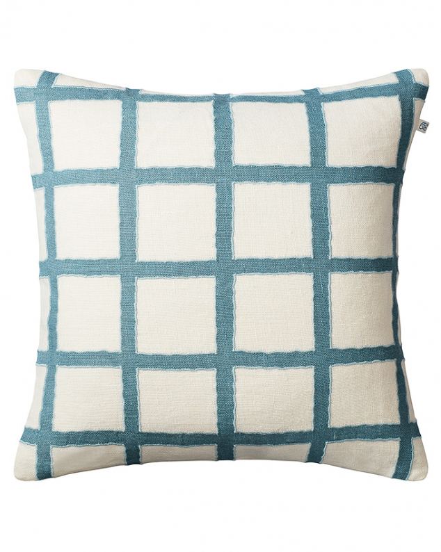 Amar - White/Heaven Blue/Aqua in the group Cushions / Style / Decorative Pillows at Chhatwal & Jonsson (ZCC410150-17)