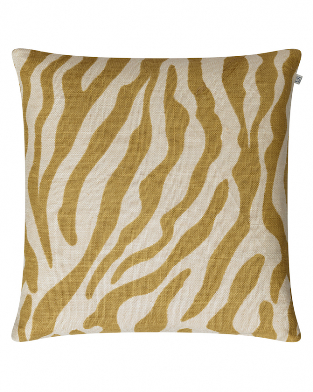 Zebra - Lt. Beige/Spicy Yellow in the group Cushions / Linen Cushion Covers at Chhatwal & Jonsson (ZCC440134-15B)