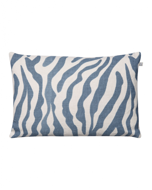 Zebra - Off White/Heaven Blue in the group Cushions / Style / Decorative Pillows at Chhatwal & Jonsson (ZCC440150-13)