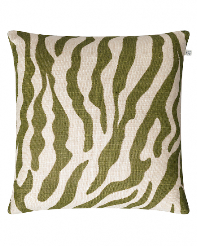 Zebra - Lt. Beige/Cactus Green in the group Cushions / Style / Decorative Pillows at Chhatwal & Jonsson (ZCC440172-15B)