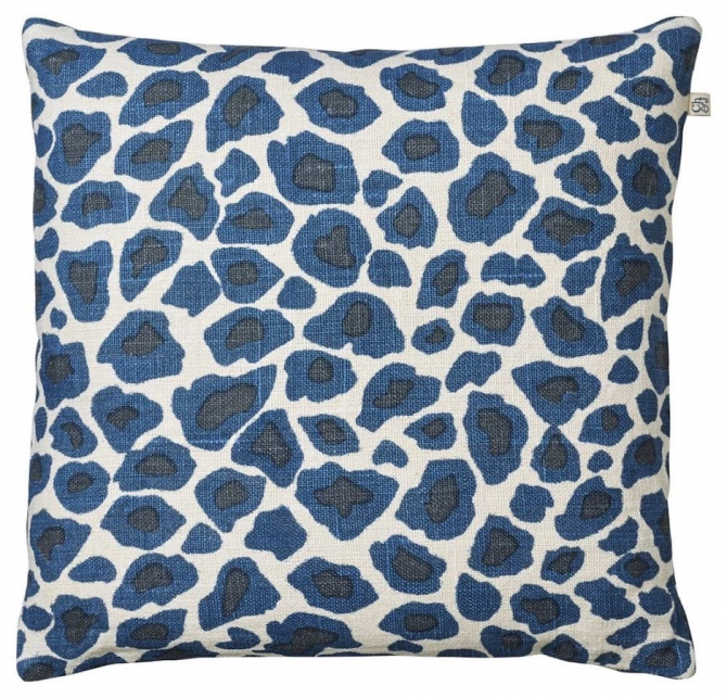 Leopard - Off White/Blue in the group Cushions / Style / Decorative Pillows at Chhatwal & Jonsson (ZCC450144-8)