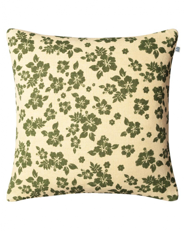 Green flower cushion cover Indu