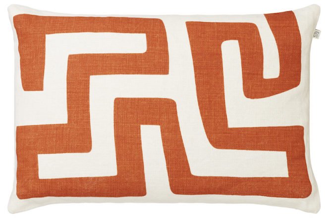Nagra - Off White/Jaffa Orange in the group Cushions / Style / Decorative Pillows at Chhatwal & Jonsson (ZCC580260-7)