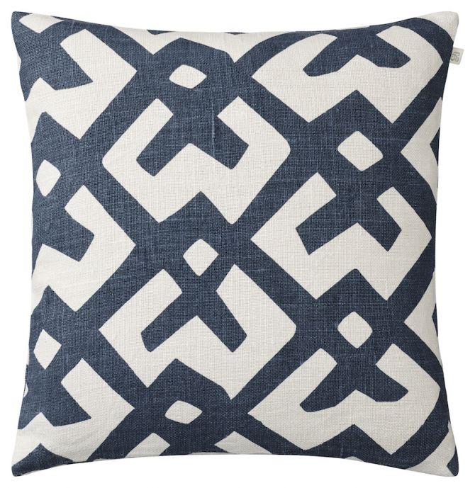 Dadra - Off White/Blue in the group Cushions / Linen Cushion Covers at Chhatwal & Jonsson (ZCC590144-7)
