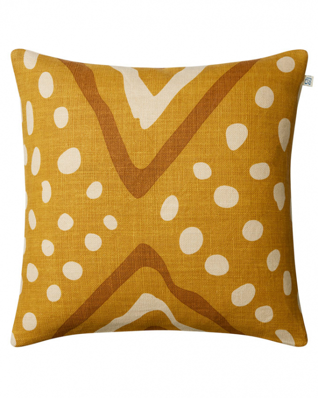 Rajasthan - Spicy Yellow/Taupe/Lt. Beige in the group Cushions / Style / Decorative Pillows at Chhatwal & Jonsson (ZCC650134-18B)