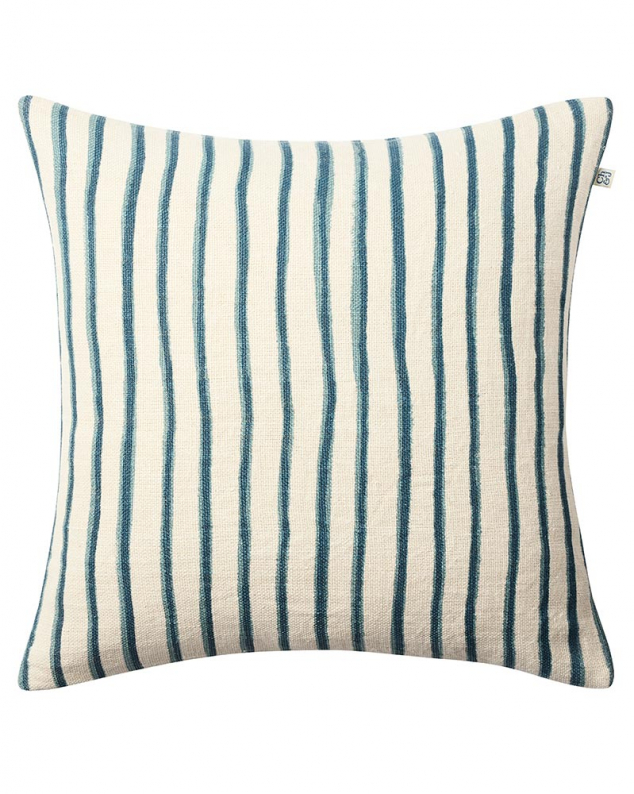 Jaipur Stripe - Off White/Heaven Blue/Palace Blue in the group Cushions / Colour / Blue at Chhatwal & Jonsson (ZCC670150-21)