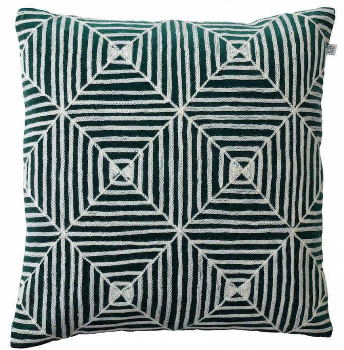 Kulgam - Green in the group Cushions / Embroidered Cushion Covers at Chhatwal & Jonsson (ZCC690170-8V)