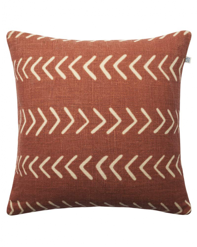 Tara - Terracotta in the group Cushions / Linen Cushion Covers at Chhatwal & Jonsson (ZCC750168-20B)
