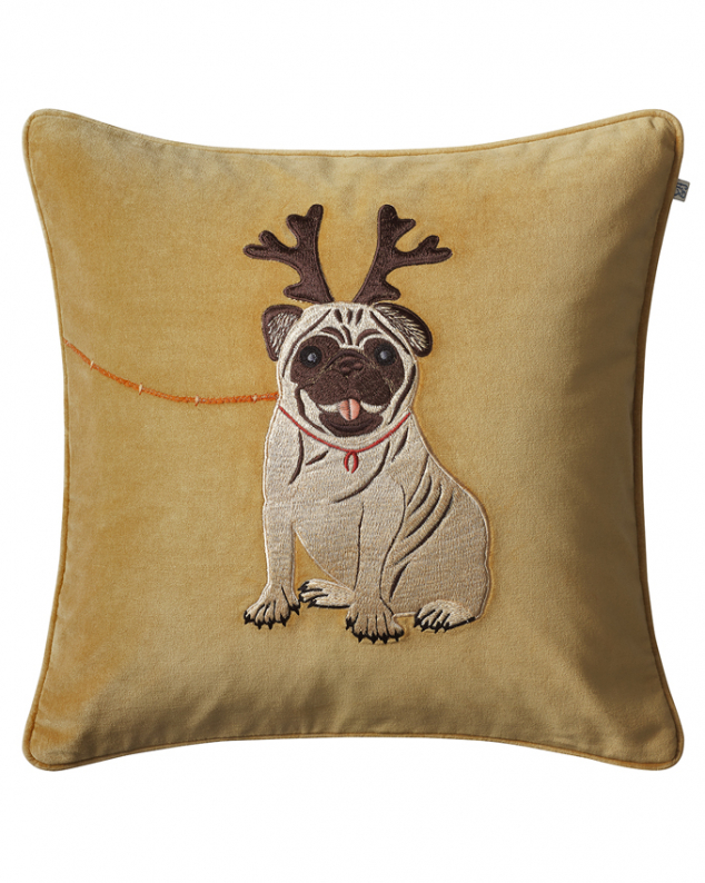 Holiday Dog - Masala Yellow in the group Cushions / Style / Decorative Pillows at Chhatwal & Jonsson (ZCC990133-16V)