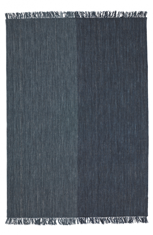 Nanda - Dark Blue/Blue in the group Rugs / Flat woven rugs at Chhatwal & Jonsson (ZDH072645-15)