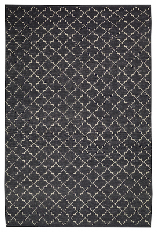 New Geometric - Dark Grey/Off White in the group Rugs / Flat woven rugs at Chhatwal & Jonsson (ZDH222215-4)