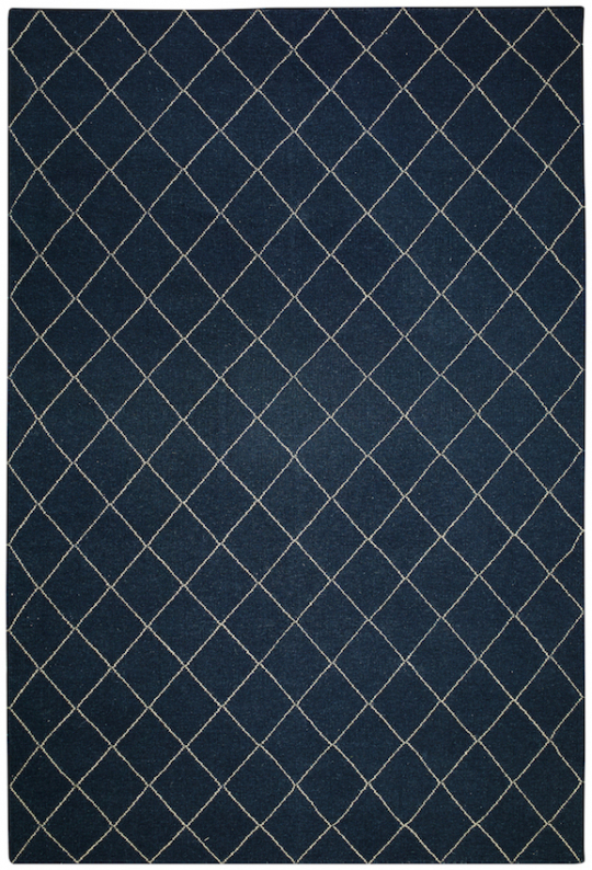 Diamond - Blue Melange/Off White in the group Rugs / Flat woven rugs at Chhatwal & Jonsson (ZDH252146-3)