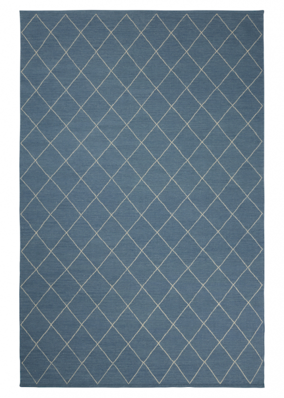 Diamond - Heaven Blue/Off White in the group Rugs / Flat woven rugs at Chhatwal & Jonsson (ZDH252250-13)