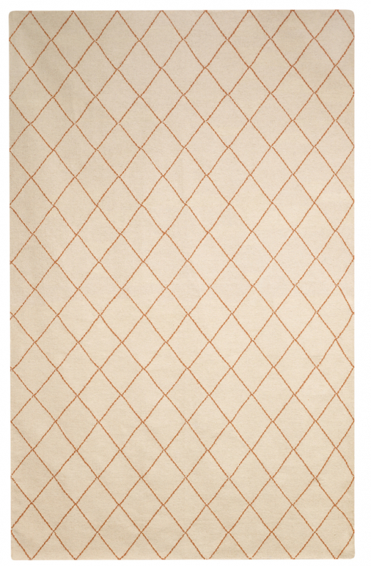 Diamond - Off White/Orange in the group Rugs / Colour / White at Chhatwal & Jonsson (ZDH252260-2)
