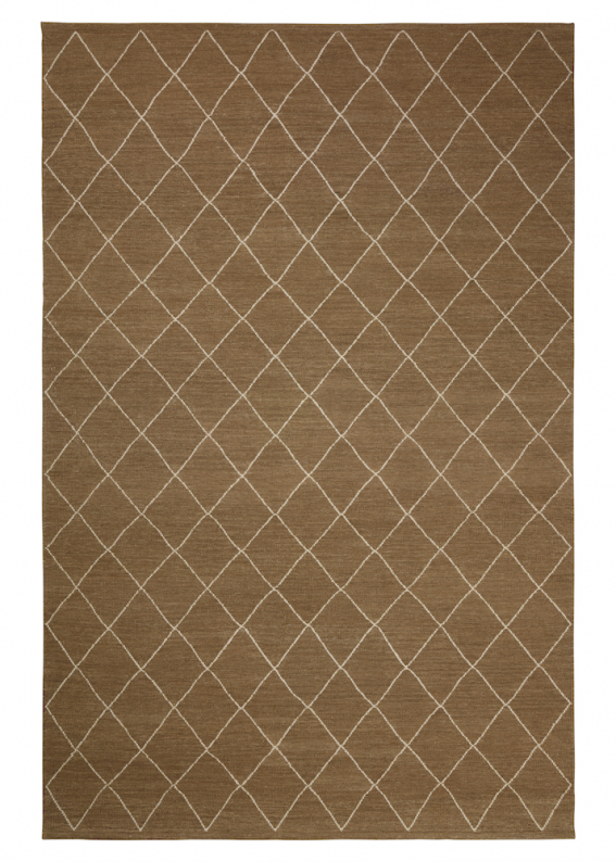 Diamond - Mocha/Off White in the group Rugs / Colour / Colourful Rugs at Chhatwal & Jonsson (ZDH252281-13)