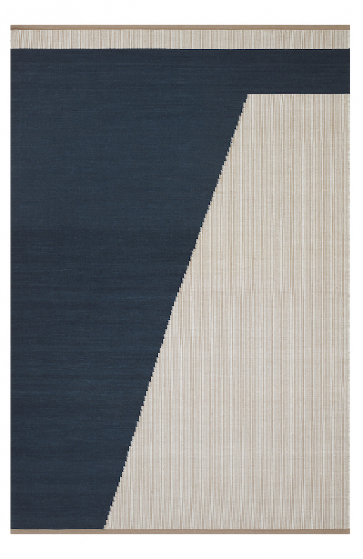 Una - Dark Blue/Beige/Off White TRACEABLE in the group Rugs / Colour / Colourful Rugs at Chhatwal & Jonsson (ZDH502254-15)
