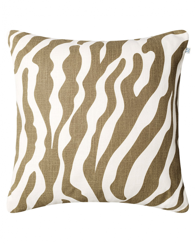 Outdoorscushion with zebra pattern