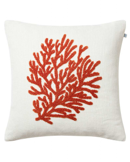 Coral - Off White/Orange