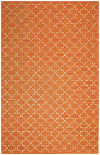 New Geometric - Orange Melange/Off White