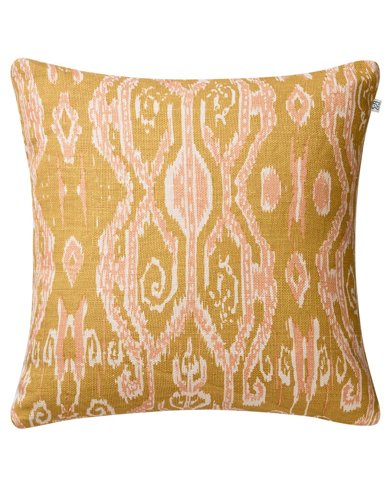 yellow linen cushions