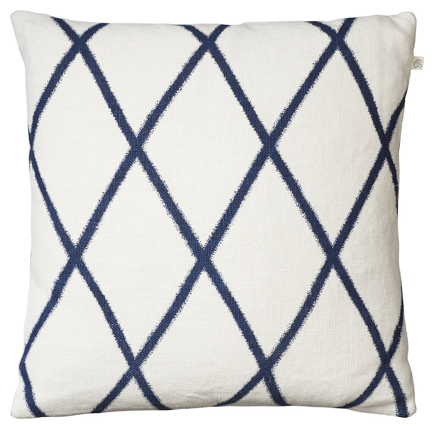 Blue white outlet cushions