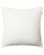 Plain white linen cushion cover