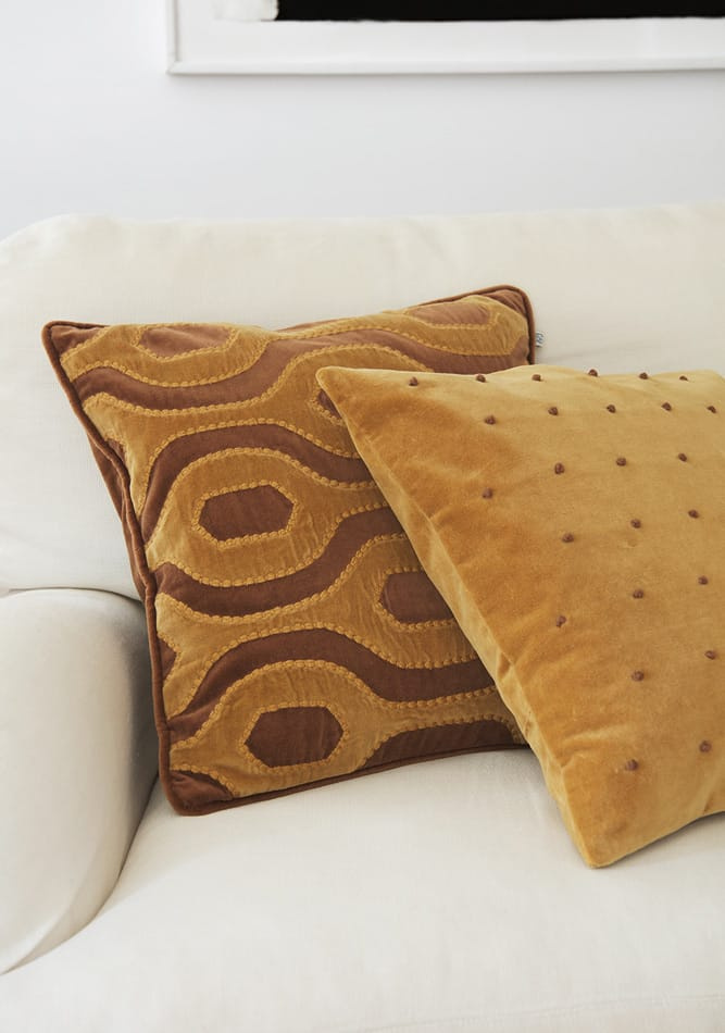 Roma is a beautiful yellow cushion | Chhatwal & Jonsson