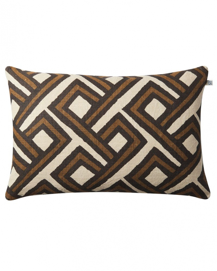 Lanka - Lt. Beige/Dark Brown/Taupe in the group Cushions / Style / Decorative Cushions at Chhatwal & Jonsson (ZCC040280-24B)