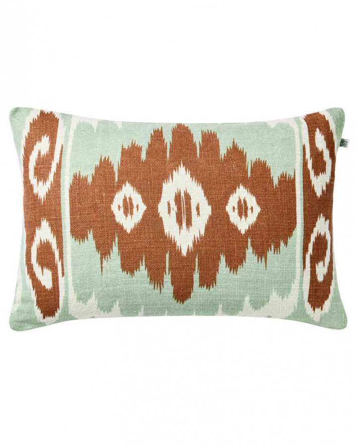 Laya - Aqua/Apricot Orange in the group Cushions / Style / Decorative Cushions at Chhatwal & Jonsson (ZCC130252-27)