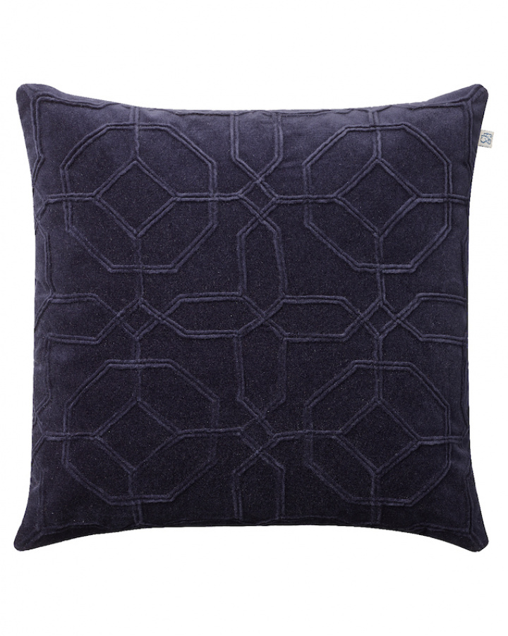 Nandi - Navy in the group Cushions / Style / Decorative Cushions at Chhatwal & Jonsson (ZCC160145-14V)
