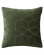 Green velvet cushion cover Vir