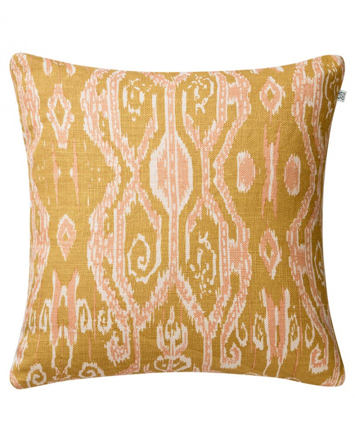 Ikat Madras - Spicy Yellow/Rose/Lt. Beige in the group Cushions / Style / Decorative Cushions at Chhatwal & Jonsson (ZCC180134-15B)