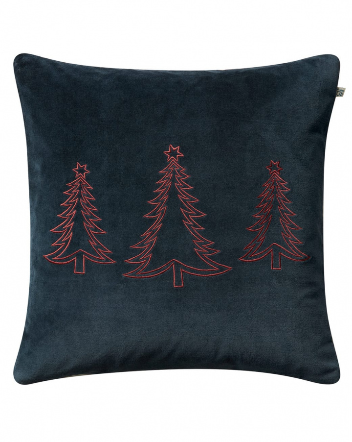 Pine Tree - Sea Blue in the group Cushions / Style / Christmas Cushions at Chhatwal & Jonsson (ZCC220141-26V)