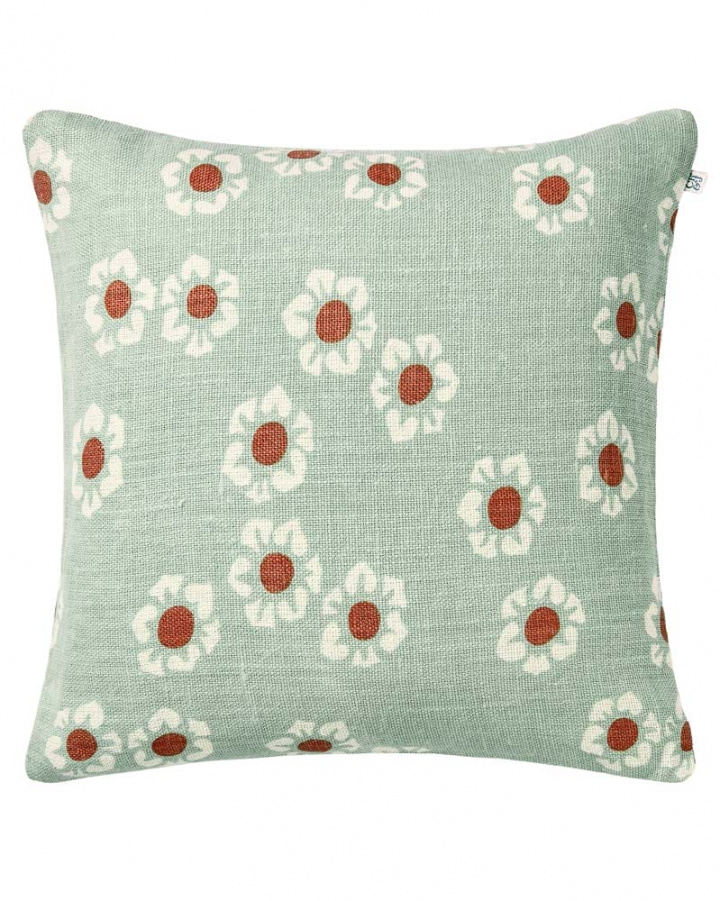 Amina - Aqua/Apricot Orange in the group Cushions / Style / Floral Cushions at Chhatwal & Jonsson (ZCC260152-27)