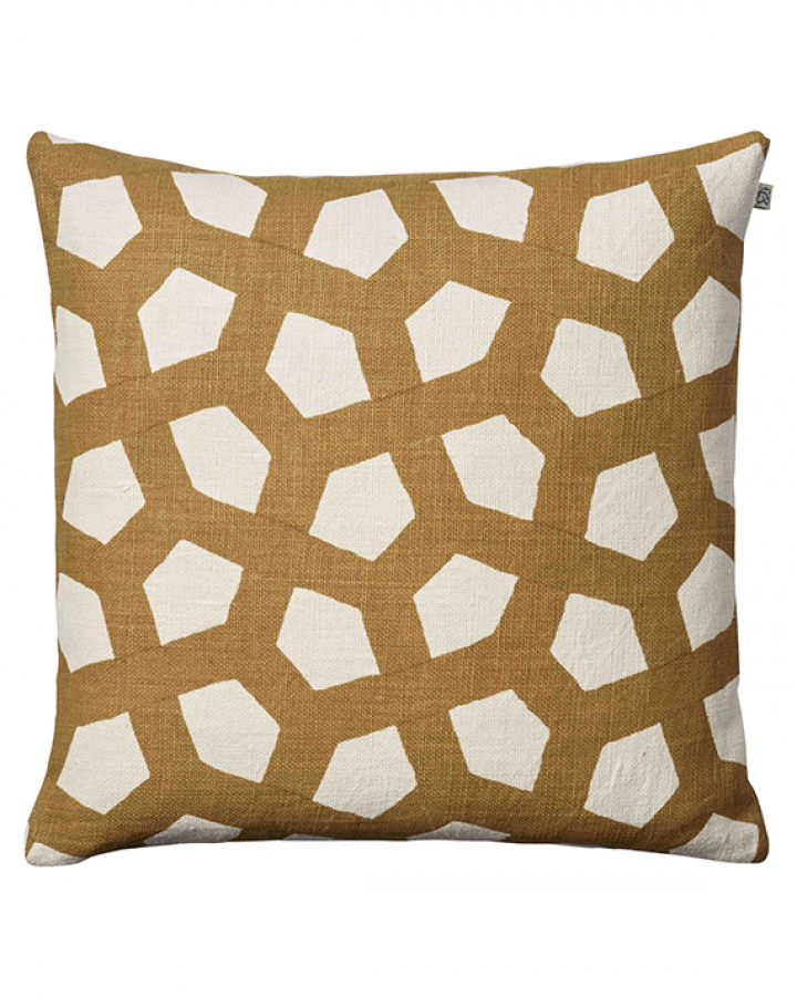 Meera - Off White/Masala Yellow in the group Cushions / Style / Decorative Cushions at Chhatwal & Jonsson (ZCC280133-12)
